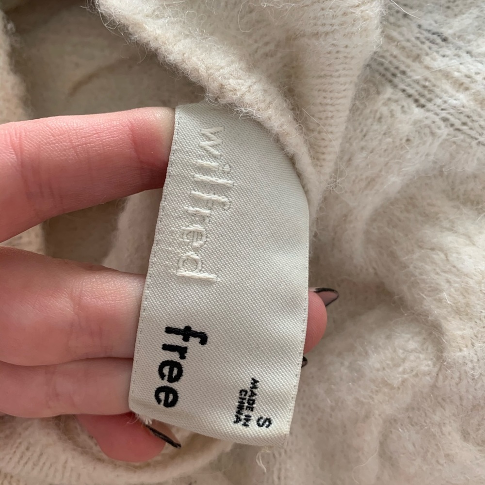 real wool sweater